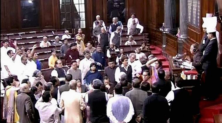national herald case, rajya sabha, rajya sabha disruption, parliament logjam, congress parliament protest, congress national herald protest, india news, parliament news, national herald case news