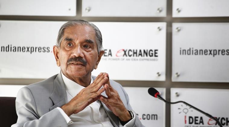 Senior Congress leader RK Dhawan. (Express photo)