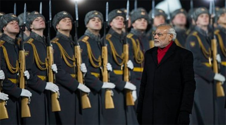 Kết quả hình ảnh cho narendra modi visit putin 2018