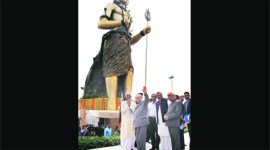 lord shiva, Deshapriya Park, Deshapriya Park durga idol, world’s biggest Durga idol, kolkata news