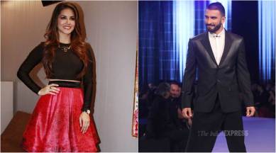 Sunny Leone, Ranveer Singh, Sunny Leone Shy, Sunny Leone Ranveer Singh, Sunny Leone Films, Sunny Leone Mastizaade, Sunny Leone Shy Nature, Sunny Leone at Party, Entertainment news