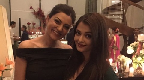 Sushmita Sen and Aishwarya Rai Bachchan pose together Bollywood News