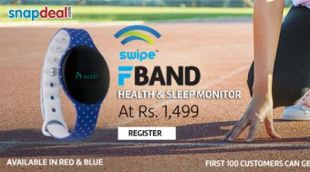 Swipe, Swipe F-Band, F-Band, Swipe F-Band price, F-Band features, F-Band specs, wearables, smart wearables, technology, technology news