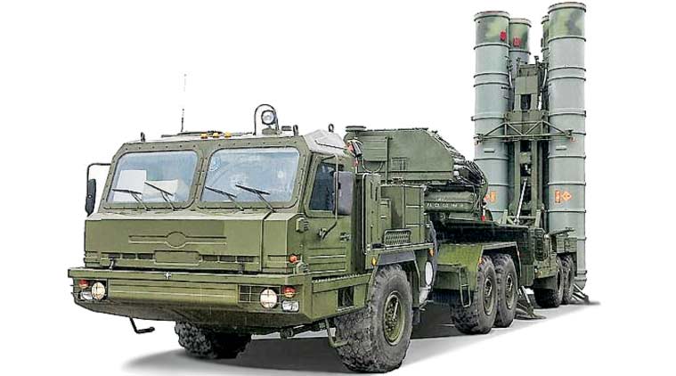 S-400 ‘Triumf’ air defence systems.