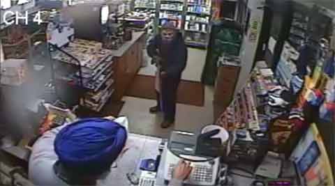 Watch this 58-year-old Sikh shopkeeper in NY fight off armed robber ...