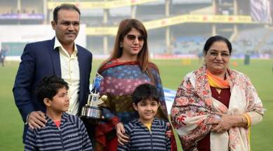 Virendra Sehwag's family