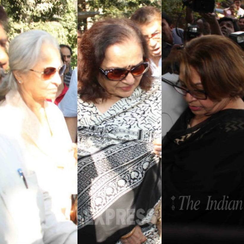Waheeda rehman, Asha Parekh, Helen, Sadhana, Hiroo Johar, Shaina NC