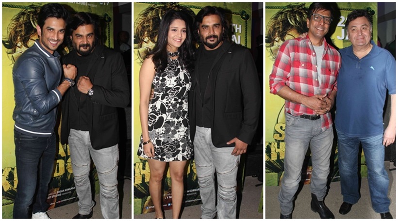 saala khadoos, saala khadoos screening, saala khadoos special screening, saala khadoos screening pics, r madhavan, madhavan, ritika singh
