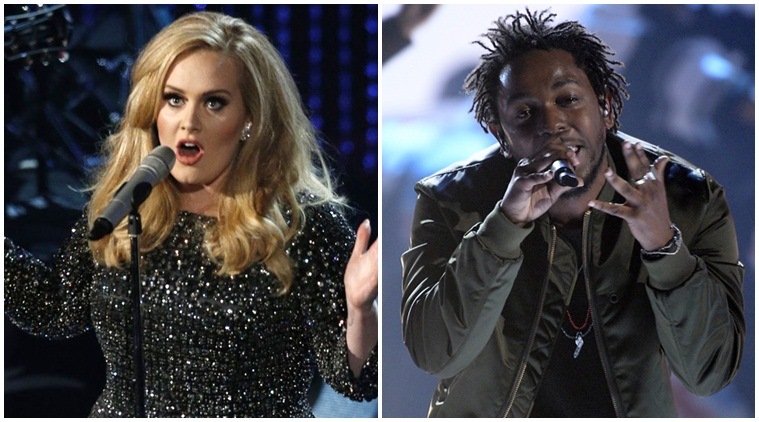 Adele, Kendrick Lamar, Grammys, Grammy awards 2016, Adele Grammys, Kendrick Lamar Grammys, Adele Grammy Awards, Kendrick Lamar Grammy Awards, Entertainment news