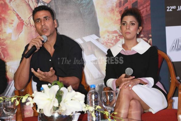 Akshay Kumar, Akshay Kumar Airlift, Airlift, Nimrat Kaur, Akshay Kumar Nimrat Kaur, Akshay Kumar in Airlift, Nimrat Kaur in Airlift, Akshay Kumar pics, Akshay Nimrat pics, Akshay Kumar photos, Nimrat kaur pics