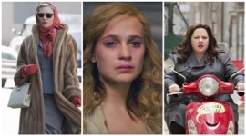 golden globes, golden globes 2016, golden globe, golden globes awards, golden globes nominations, golden globes nominees, Saoirse Ronan, Brooklyn, Cate Blanchett, Carol, Rooney Mara, Brie Larson, best actress, nominees for best actress, Room, Alicia Vikander, The Danish Girl, Lily Tomlin, Grandma, Jennifer Lawrence, Joy, Melissa McCarthy, Spy, Maggie Smith, The Lady in the Van, Amy Schumer, Trainwreck, entertainment