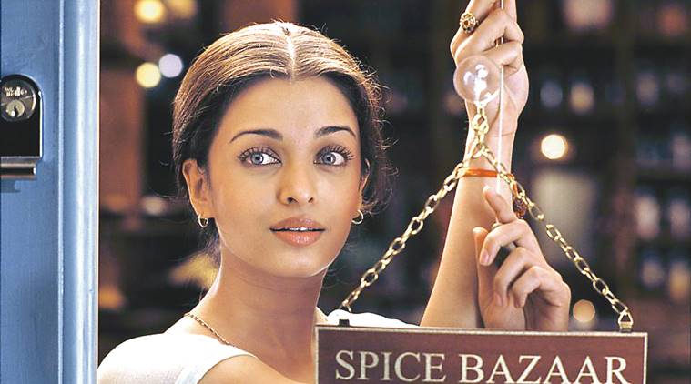 Film star Aishwarya Rai in film THE MISTRESS OF THE SPICES. PH Photo