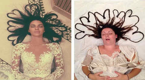 on a mission to recreate some of the most famous instagram pictures of celebrities to show how ridiculous they might look if taken in a non celebrity - most followed non celebrity instagram accounts