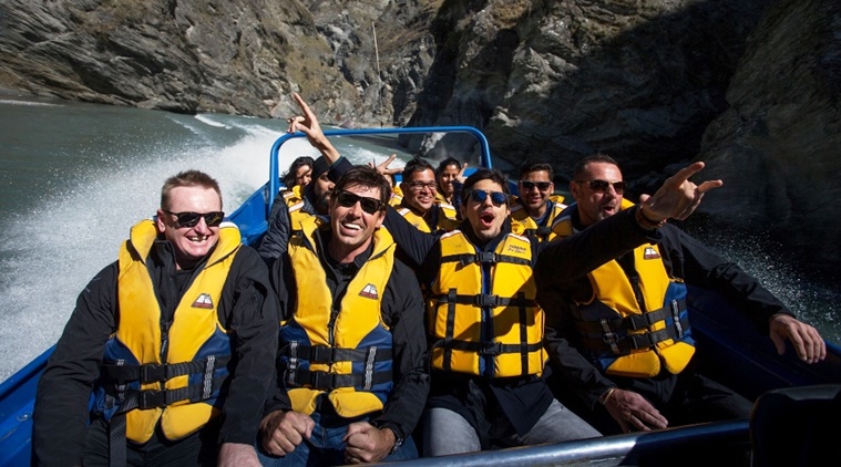 Queenstown, Siddarth Malhotra, beauty, adventure, New Zealand, travelogue, jet boating, bungy jumping, Kawaru bridge, Lady of the Lake, adrenaline rush, adrenaline junkie, skydiving, Nzone Skydiv, Bollywood, Skippers Road, tephen Fleming, Simon Doull and Scott Styris