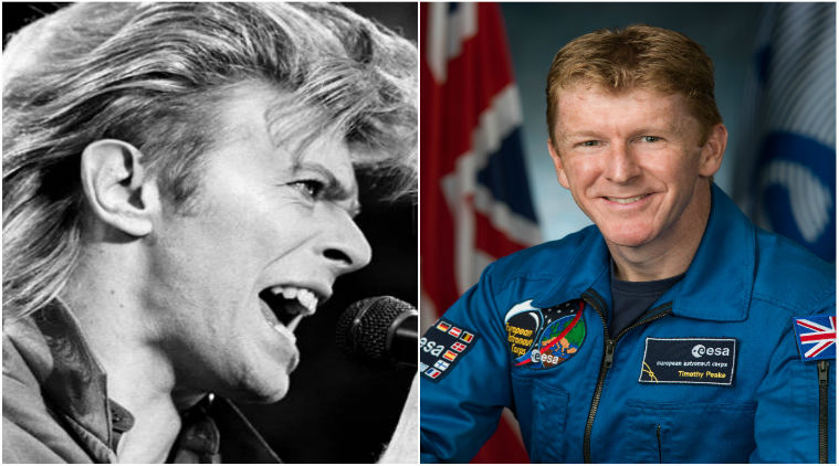 international space station tribute to david bowie