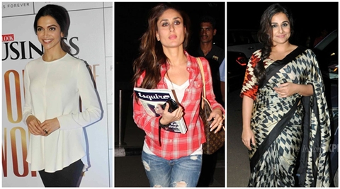 Three Beautiful actresses of Bollywood Kareena Kapoor Khan,Vidya