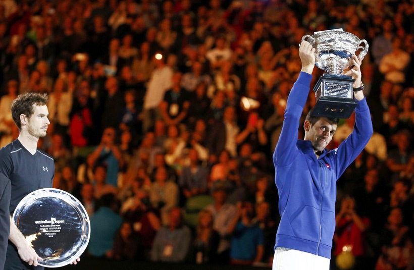 Novak Djokovic, Djokovic, Djokovic news, Australian Open, Australian Open 2016, Aus open 2016, aus open final, murray vs djokovic, djokovic vs murray, murray vs djokovic photos, djokovic vs murray images, djokovic images, australian open images, uastralian open final images, tennis news, tennis images, tennis