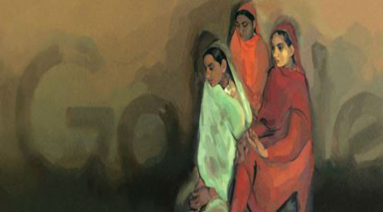 'Three girls' by Amrita Sher-Gil/ Screenshot
