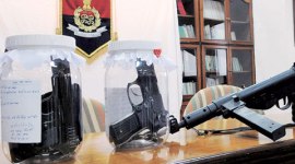 gun-2 Weapons recovery case, chandigarh Weapons recovery case, BSF, chandigarh news