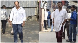 rajesh vivek, raj zutshi, ashutosh gowarikar, rajesh vivek funeral, rajesh vivek funeral pics, rajesh vivek last rites, rajesh vivek funeral photos, hemant pandey, daya shankar pandey