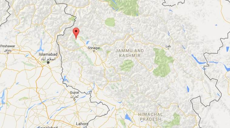 army major dead accident, army jeep accident, kupwara, north kashmir, indian army kashmir, indian express