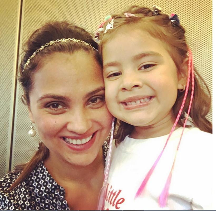 lara dutta, saira, lara dutta daughter, saira birthday