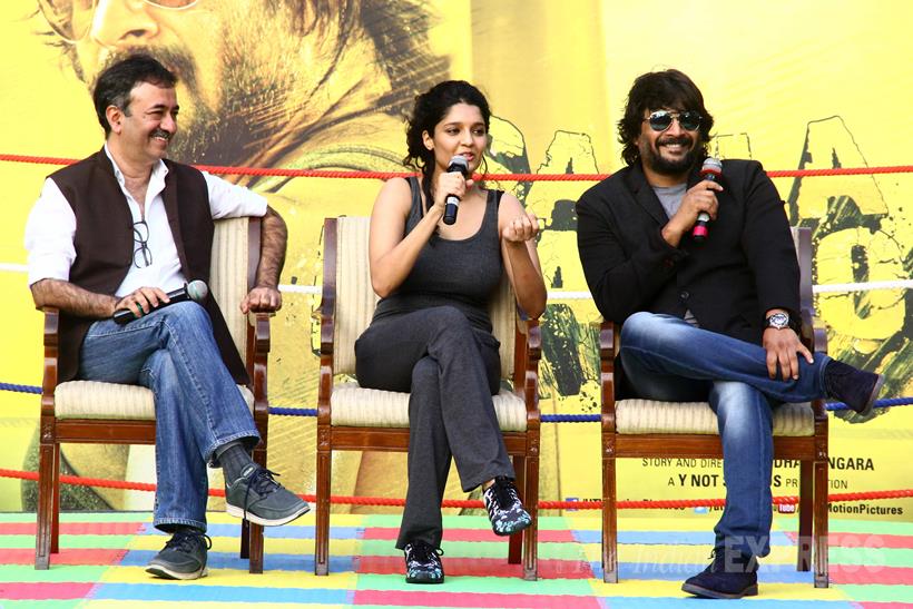 Saala Khadoos, Saala Khadoos cast, Mahadevan, Ritika Singh, R Mahadevan, Rajkumar Hirani, Siddharth Roy Kapur, ritika Singh Boxing, Saala Khadoos pics, Saala Kadoos trailer, Saala Khadoos photos