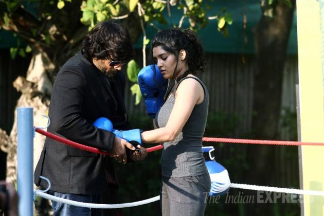 Saala Khadoos, Saala Khadoos cast, Mahadevan, Ritika Singh, R Mahadevan, Rajkumar Hirani, Siddharth Roy Kapur, ritika Singh Boxing, Saala Khadoos pics, Saala Kadoos trailer, Saala Khadoos photos