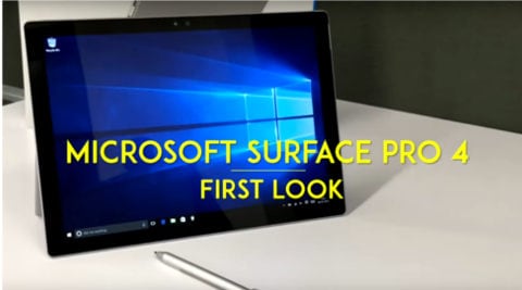 Microsoft surface pro 4 launched in india first look video-The Indian ...