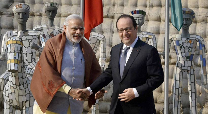 Hollande, Republic Day parade, Hollande Modi