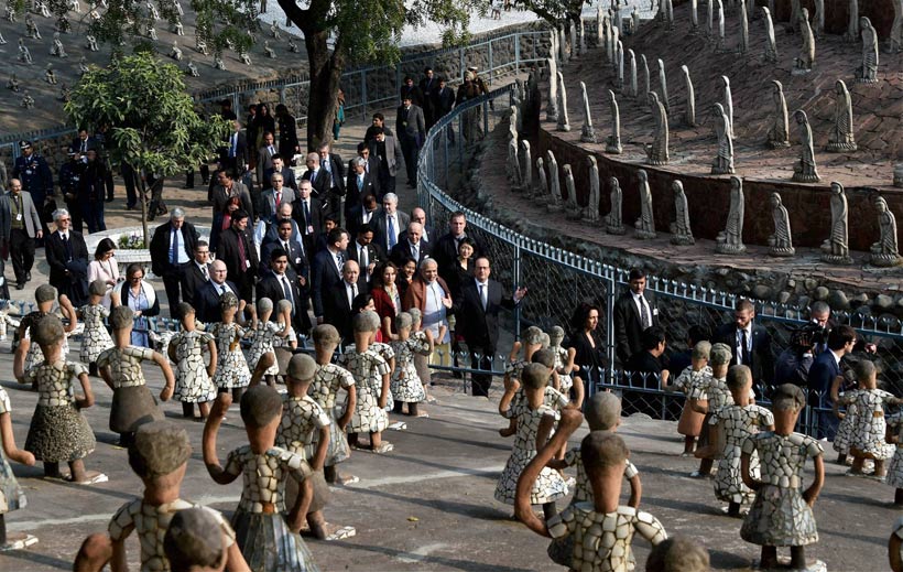 Modi, Hollande, Rock Garden