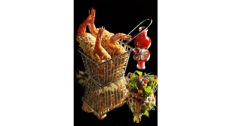 Murmura Crusted Prawns, Peri Peri Spice_759