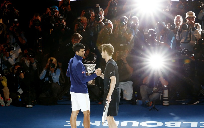 Novak Djokovic, Djokovic, Djokovic news, Australian Open, Australian Open 2016, Aus open 2016, aus open final, murray vs djokovic, djokovic vs murray, murray vs djokovic photos, djokovic vs murray images, djokovic images, australian open images, uastralian open final images, tennis news, tennis images, tennis