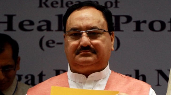 nadda, JP nadda, JP nadda lift, BJP, telangana, hyderabad, hyderabad news, BJP news, health minister, lift accident