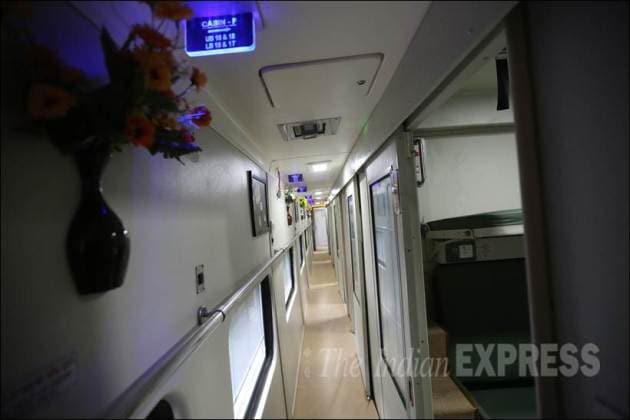 indian railway, new train coaches, New railway Coaches, indian Railway pic, indian railway photos, refurbished coaches, improved interior, safety measures, new toilet modules, Sleeper Classes bogies, AC Compartments, new coaches