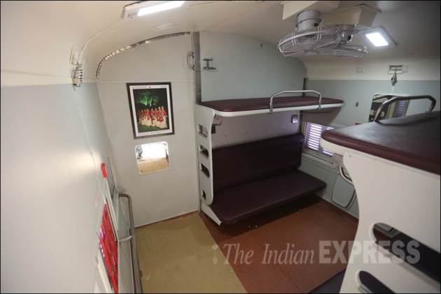 indian railway, new train coaches, New railway Coaches, indian Railway pic, indian railway photos, refurbished coaches, improved interior, safety measures, new toilet modules, Sleeper Classes bogies, AC Compartments, new coaches