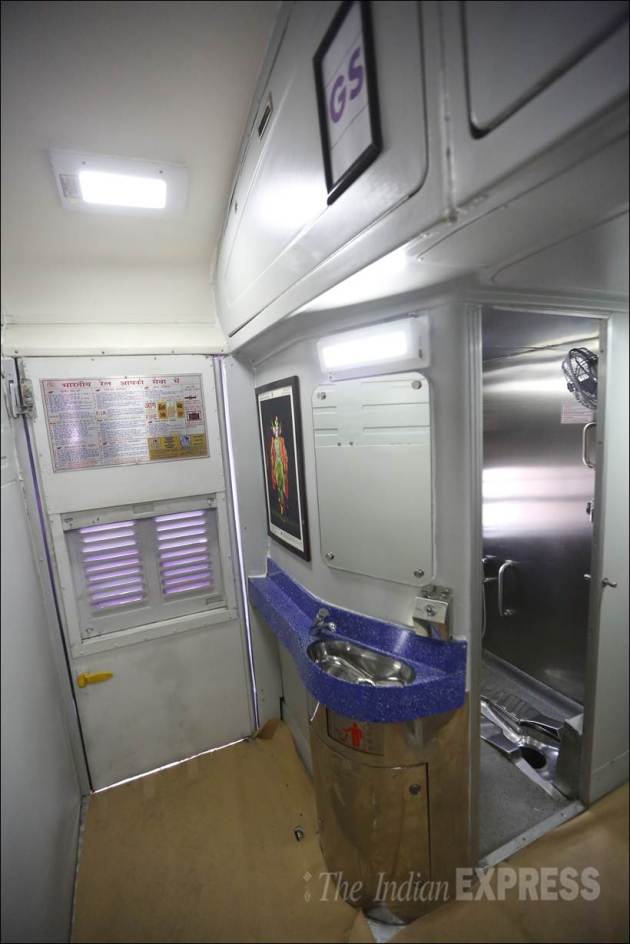 indian railway, new train coaches, New railway Coaches, indian Railway pic, indian railway photos, refurbished coaches, improved interior, safety measures, new toilet modules, Sleeper Classes bogies, AC Compartments, new coaches