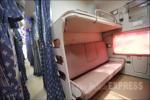 indian railway, new train coaches, New railway Coaches, indian Railway pic, indian railway photos, refurbished coaches, improved interior, safety measures, new toilet modules, Sleeper Classes bogies, AC Compartments, new coaches