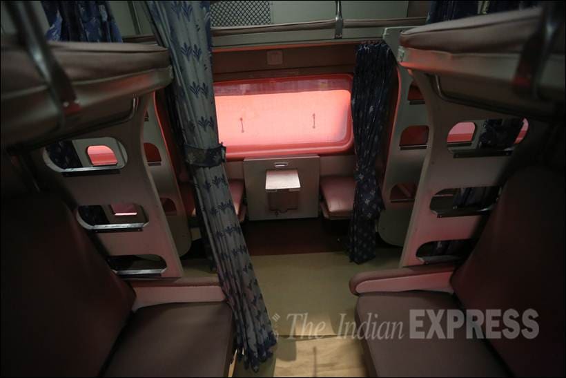 indian railway, new train coaches, New railway Coaches, indian Railway pic, indian railway photos, refurbished coaches, improved interior, safety measures, new toilet modules, Sleeper Classes bogies, AC Compartments, new coaches