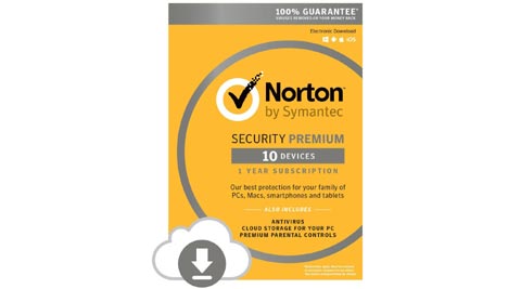 code only Norton Security Premium 2019 for 10 Devices 