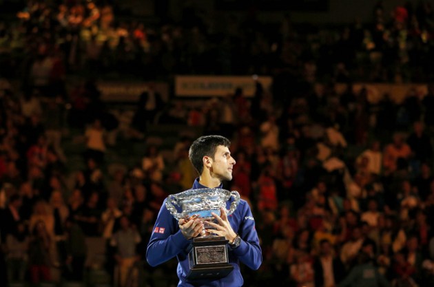 Novak Djokovic, Djokovic, Djokovic news, Australian Open, Australian Open 2016, Aus open 2016, aus open final, murray vs djokovic, djokovic vs murray, murray vs djokovic photos, djokovic vs murray images, djokovic images, australian open images, uastralian open final images, tennis news, tennis images, tennis