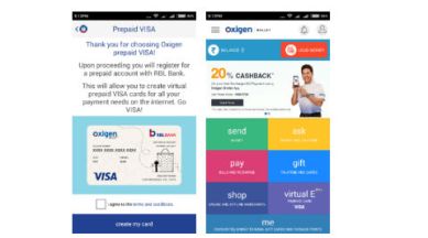Oxigen, Virtual Visa, Oxigen wallet, Virtual Visa app, credit card, Oxigen credit card, debit card, mobile wallets, apps, technology, technology news