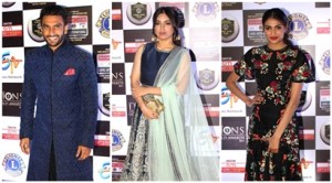 Ranveer Singh, Bhumi Pednekar, Athiya Shetty at 22nd Lions Gold Awards