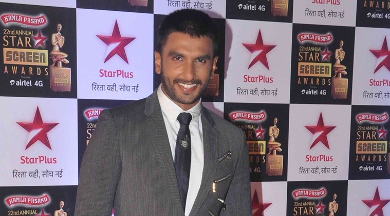 ranveer singh, ranveer singh movies, ranveer singh upcoming movies, ranveer singh news, bajirao mastani,star screen awards, screen awards, 22nd screen awards, entertainment news