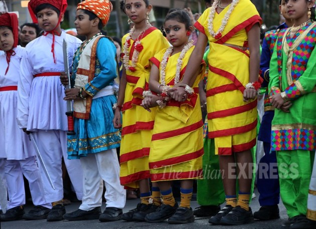 Republic day, Republic Day Celebration, Republic Day Parade, Republic Day Mumbai pics, Republic Day Mumbai Photos, Mumbai, francois hollande, Narendra Modi, Pranab Mukherjee, Republic day pics, republic Day Photos, Republic day 2016, republic day images, republic day images 2016, republic day Parade