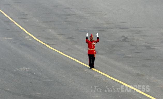 Beating Retreat ceremony, Beating Retreat ceremony Rehearsal, illuminated Rashtrapati Bhavan, Beating Retreat ceremony Pics, Beating Retreat ceremony Photos, President Buggy, tri services band, Camel cavalry, Raisina Hills, Rashtrapati Bhavan