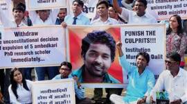 dalit, dalit scholar, dalit scholar suicide, dali scholar commits suicide, rohith vemula dead, rohith vemula father, indian express