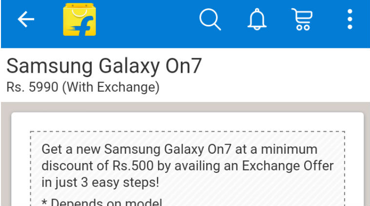 samsung on7 flipkart