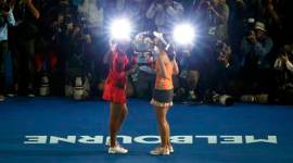 australian open, australian open 2016, australian open tennis, australian open tennis 2016, sania mirza martina hingis, sania mirza, martina hingis, Sania Mirza photos, martina hingis photos, sania mirza martina hingis photos, Sania mirza in australian open photos, martina hingis in australian open photos