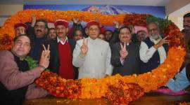 BJP, BJP elects satpal satti, satpal satti elected, satpal satti elected as state president, 2017 state assembly election